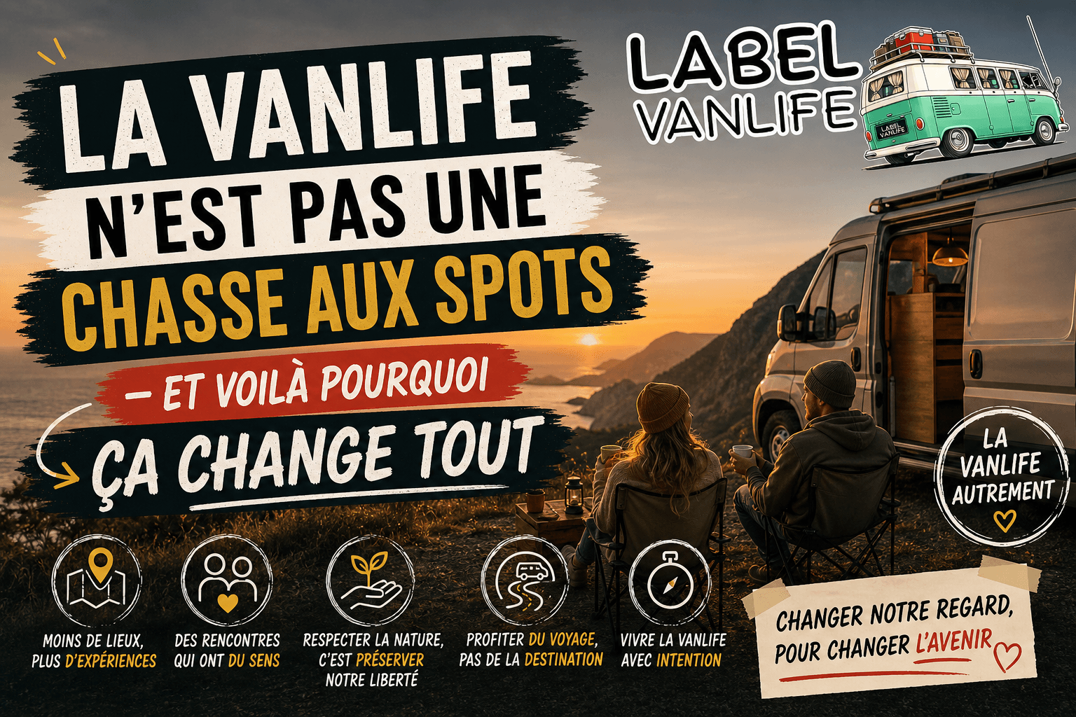 La vanlife n'est pas une chasse aux spots — et voilà pourquoi ça change tout