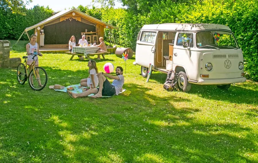 Camping Le Ventoulou — Camping vanlife à Gramat, Lot