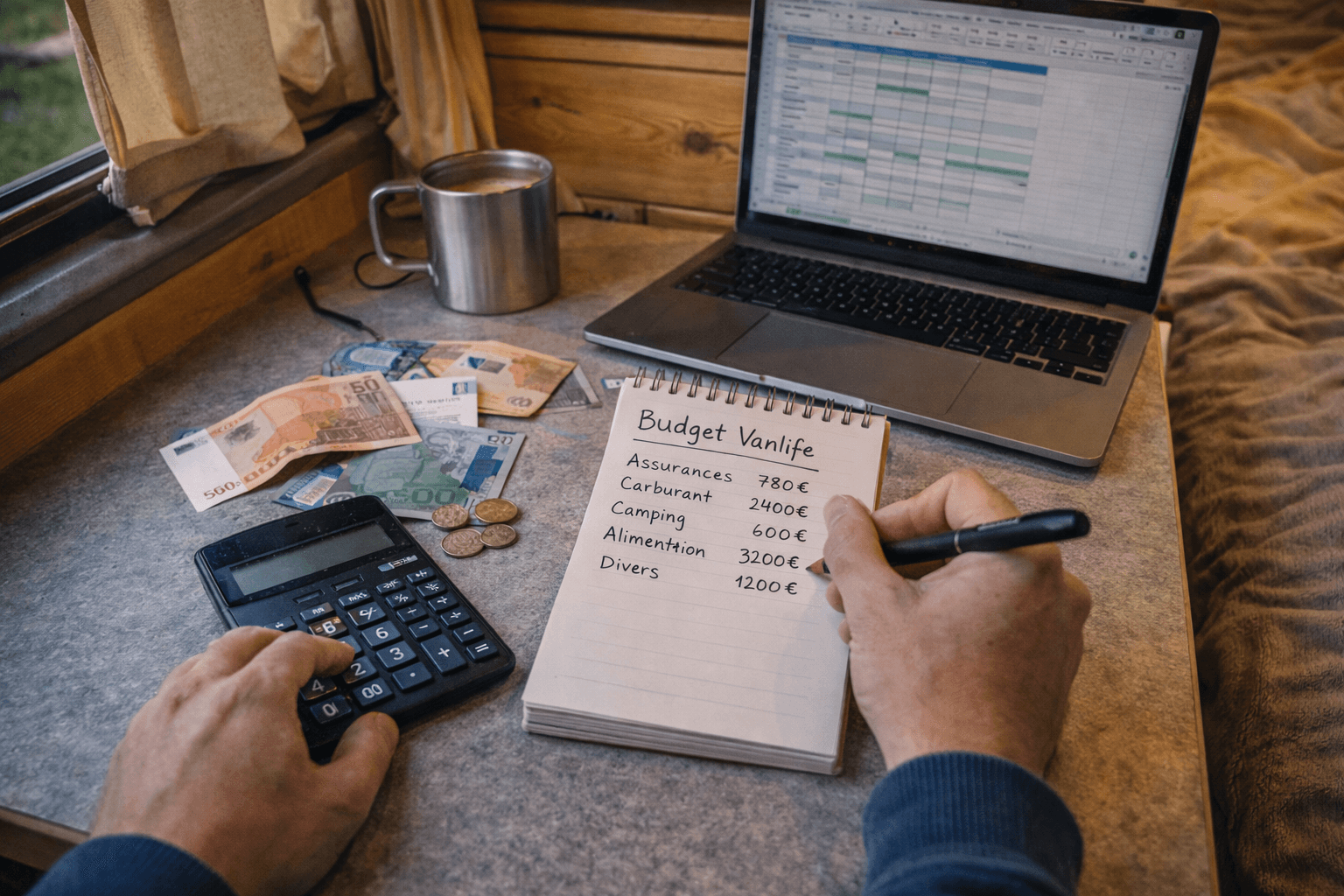 Budget vanlife : combien coûte vraiment la vie en van ?