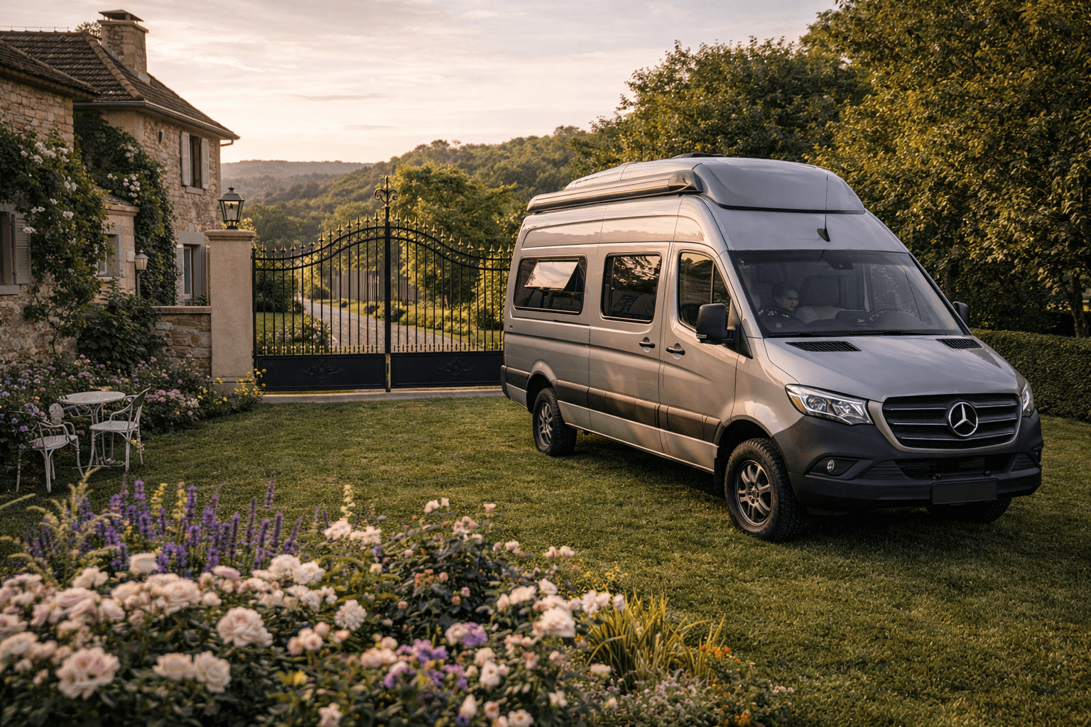 Dormir sur terrain privé en van : comment trouver et demander